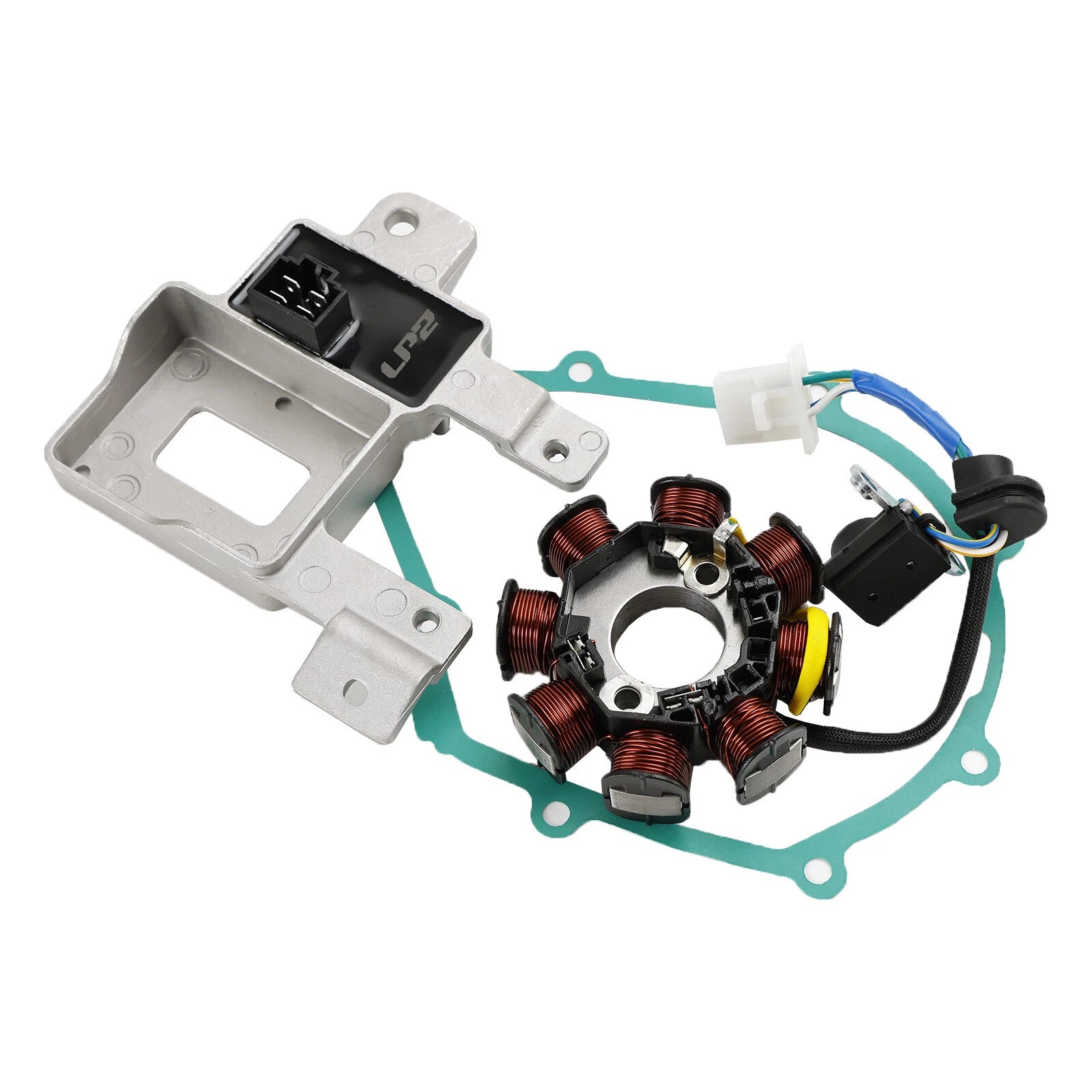 Generator Stator Regulator Rectifier & Gasket for Honda ANF125 AFS125 (2005–2011)