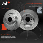 Rear Drilled Brake Rotors for BMW 330i 435i 335i 440i (2017–2019)