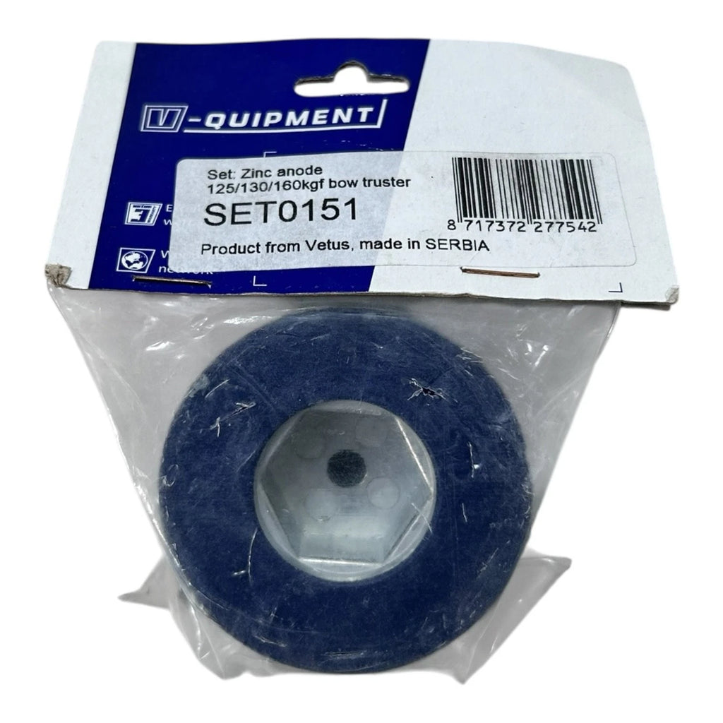 Set of 4 Zinc Anodes for Vetus Bow Thruster (OEM)