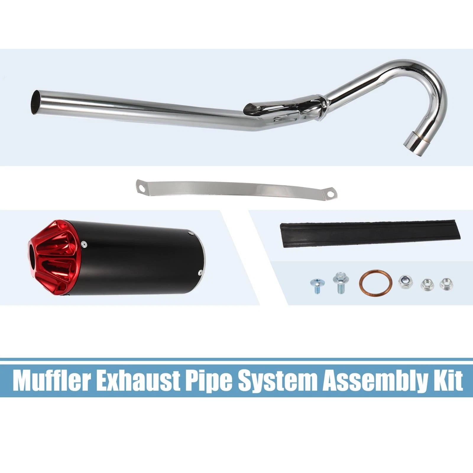 Muffler Exhaust Pipe System Kit for Honda CRF50 XR50 110cc 125cc (2004–2023)