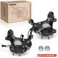 Pair Front Steering Knuckle & Hub Bearing for Chevy GMC Sierra 1500 (2007–2018)