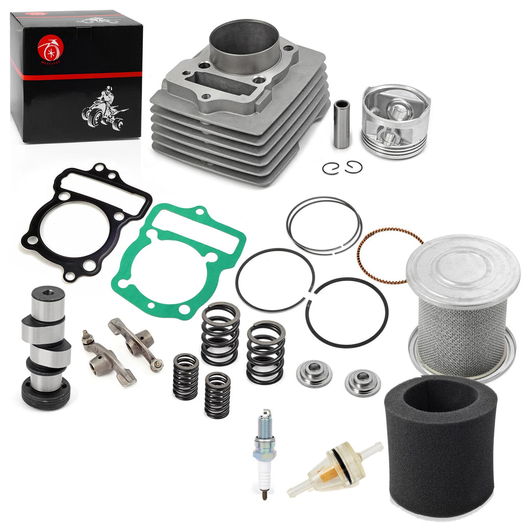 Big Bore Cylinder Top End Kit + Cam + Air Filter for Honda CRF100 CRF100F (120cc)