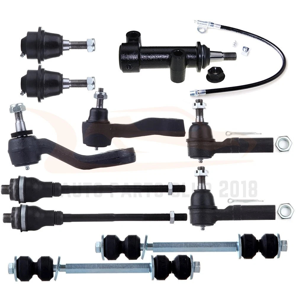11pcs Front Sway Bars Tie Rods Idler Arm for GMC Yukon XL 2500 (2001–2006)
