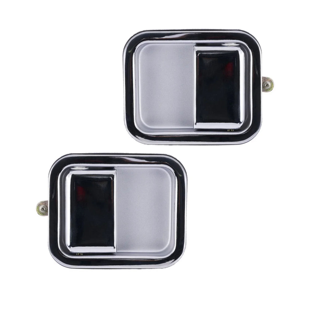 2 x Front LH+RH Chrome Outer Door Handle for Jeep Wrangler TJ (1996–2007)