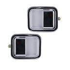 2 x Front LH+RH Chrome Outer Door Handle for Jeep Wrangler TJ (1996–2007)