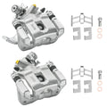 2X Rear Brake Calipers with Bracket for Honda Civic (2006–2015) 1.3L 1.8L 2.0L 2.4L