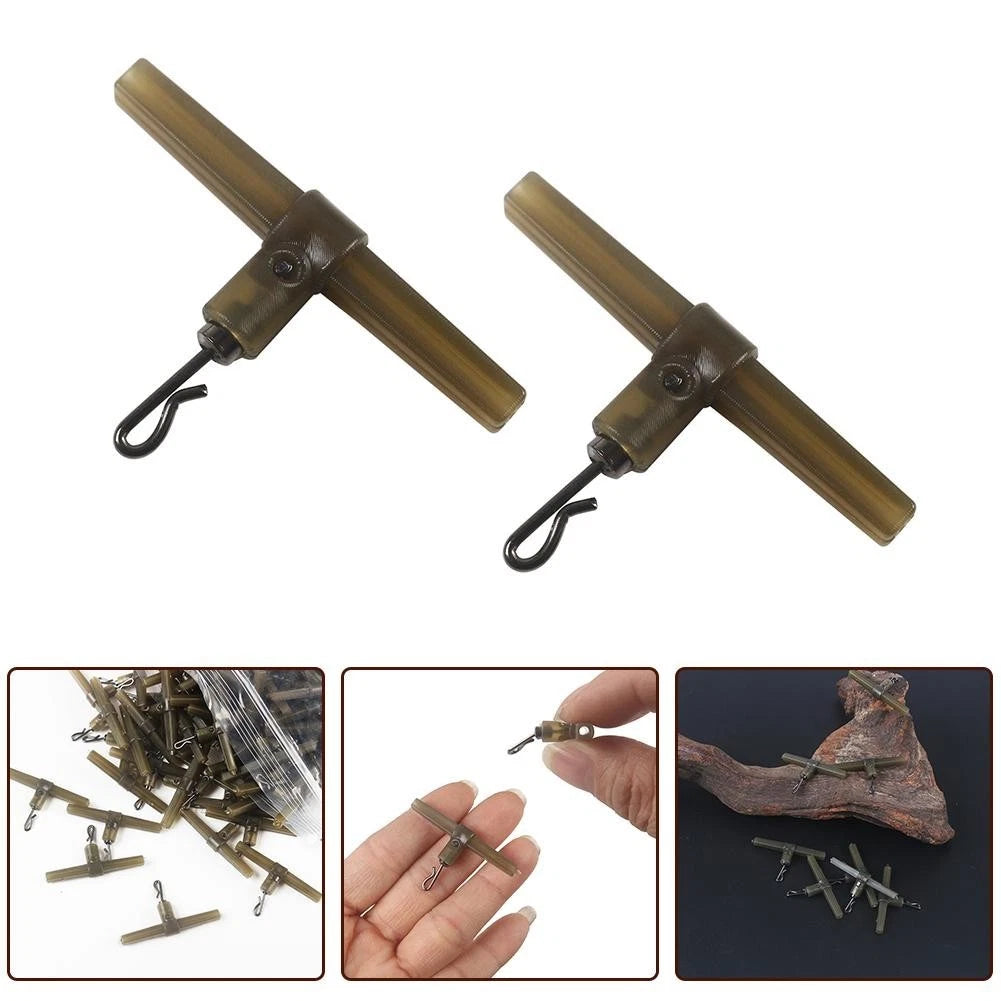 10X Anti Crimp Swivels with Swivel Rings for Fishing Accessories
