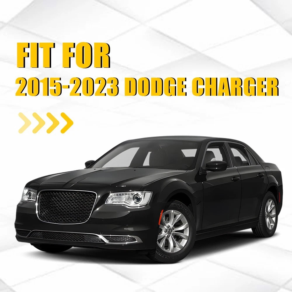Gloss Black Chrome Delete Window Cover Decal for Chrysler 300 (2011â2023)