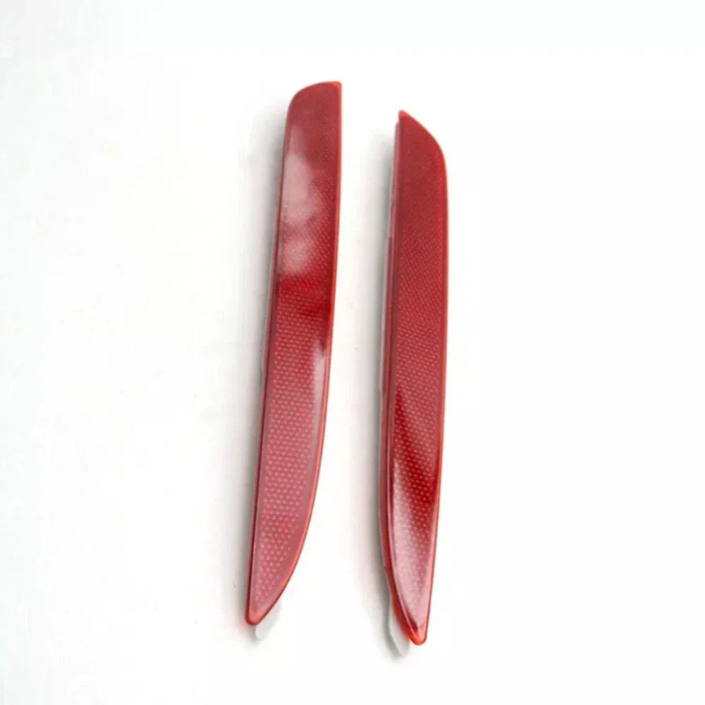 Red Rear Bumper Reflectors for Mazda 3 (2008-2012)