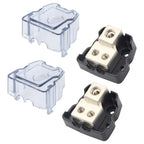 Car Audio Splitter Amp Power Distribution Block 4 Gauge In 8 Gauge Out
