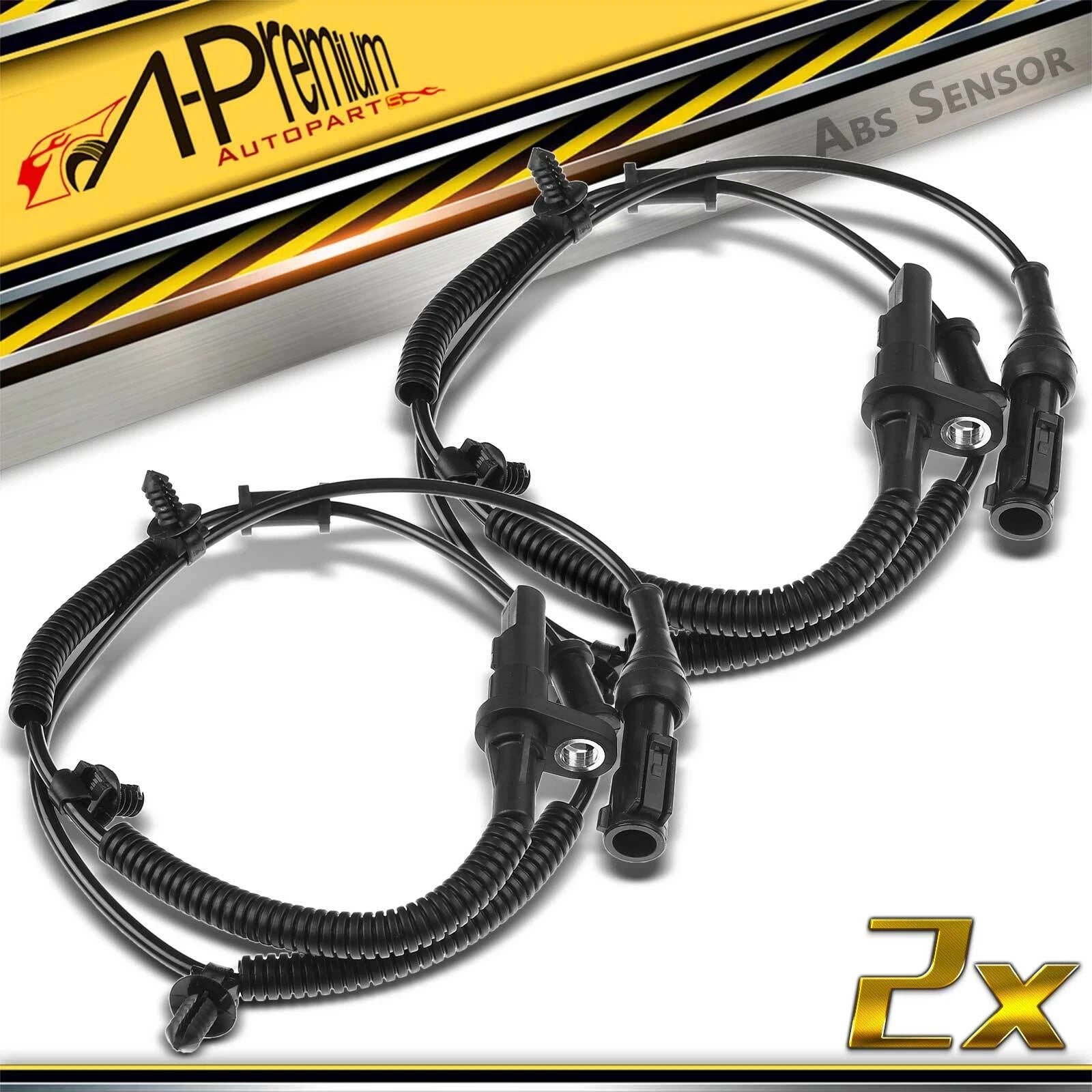 2X Front ABS Wheel Speed Sensor for Ford Mustang (2005–2010)