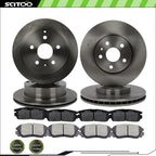 Set of 4 Brake Rotors & Pads for Chevrolet Equinox (2010–2017)
