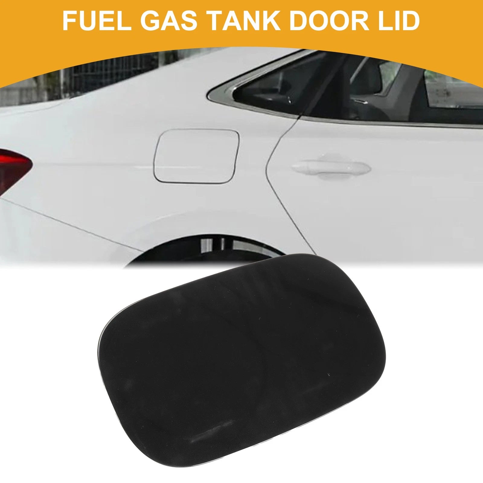 Fuel Tank Door Cap for Mercedes-Benz C253 (2016–2019) Black Filler Flap Cover