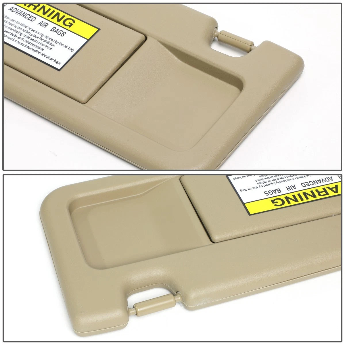 Left Driver Sun Visor for Honda Civic (2006–2011) Beige OE Style