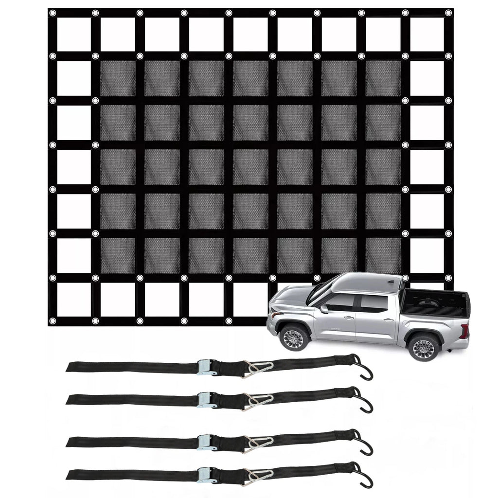 Heavy Duty Cargo Net for Pickup Trucks (6.75' x 8')