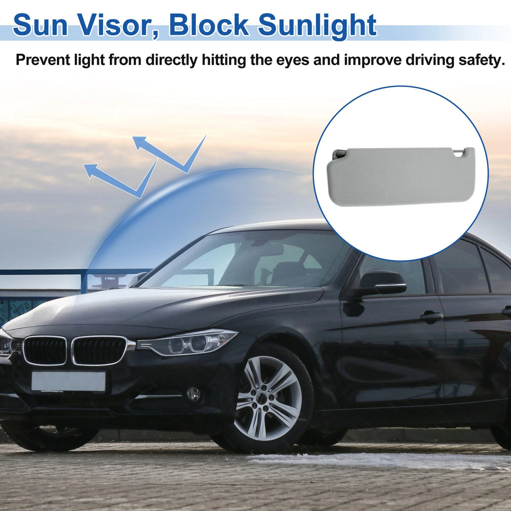 Right Side Sun Visor for BMW 3 Series E90 (2006–2013) No. 51167252010 Gray