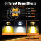 2X LED Driving Light Pods for Off Road Vehicles (IP68, 178W)