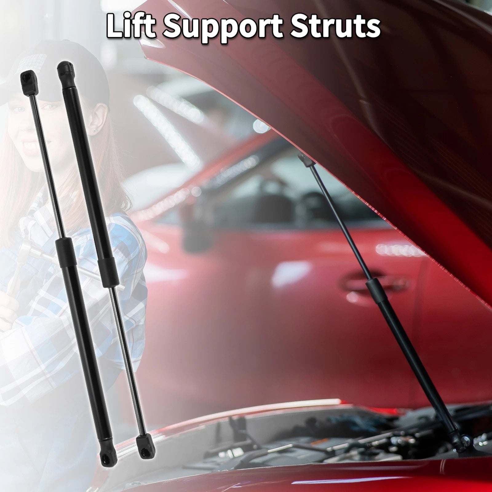 Front Hood Lift Supports Struts for Hyundai Santa Fe (2007–2012)