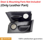 Rear Insert Door Panel for Volkswagen Beetle (1998–2010) Black Leather Synthetic