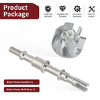 Water Pump Shaft Gear + Impeller for Kawasaki Brute Force 300 (2012–2024)