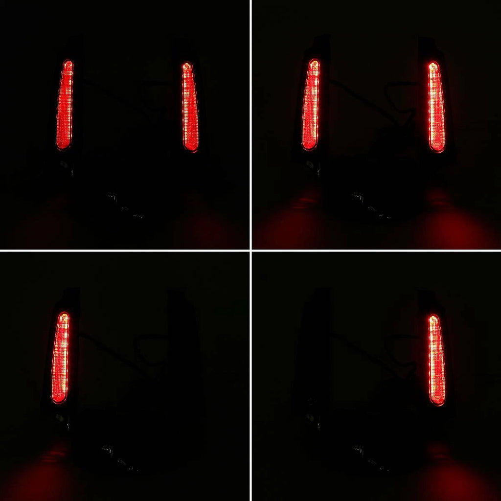 Rear Fender Fascia with Red Light for Harley Touring Road Glide King (2009–2013)