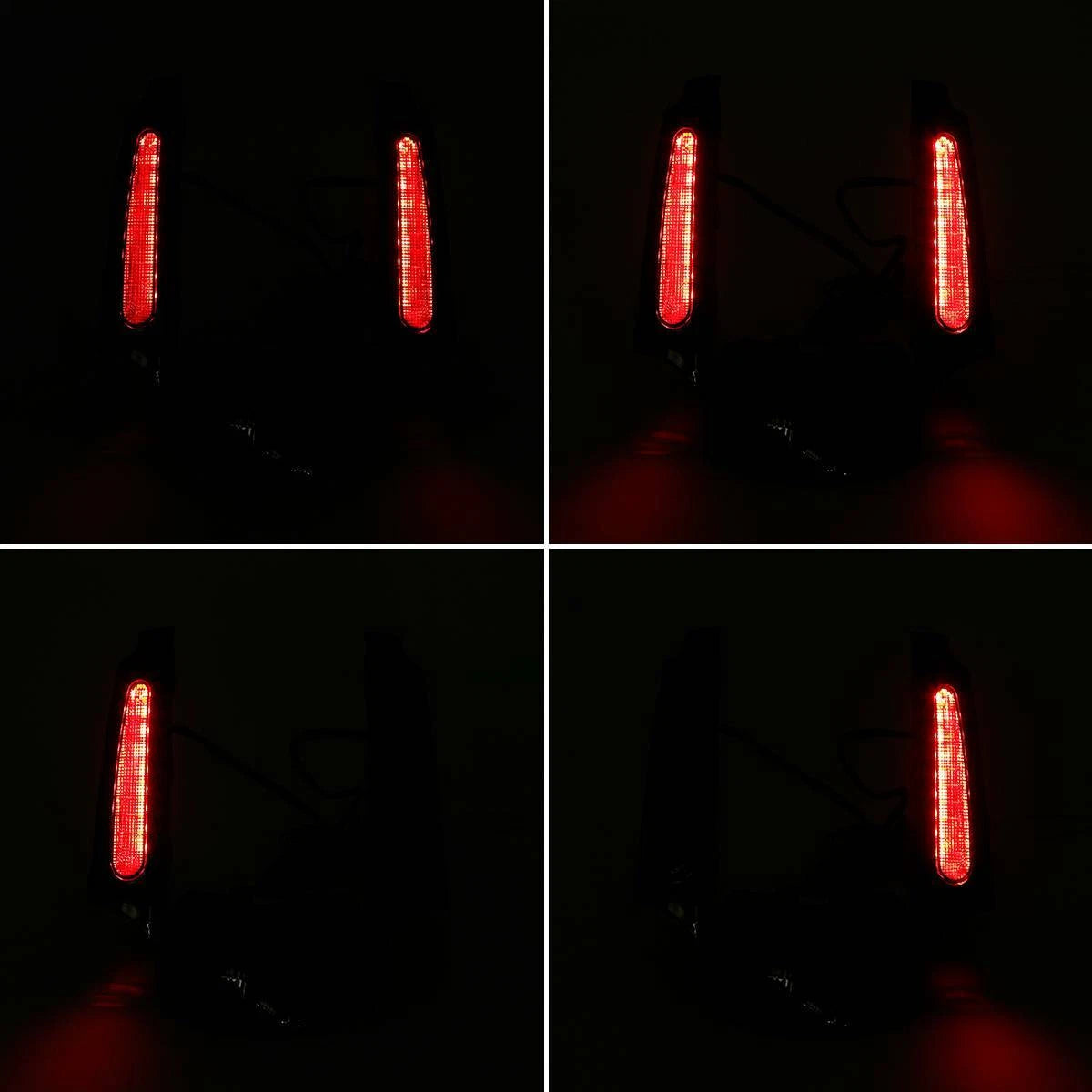 Rear Fender Fascia with Red Light for Harley Touring Road Glide King (2009–2013)