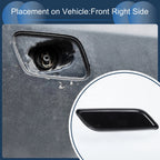Front Right Washer Nozzle Cover Cap for Honda Accord VIII (2011–2013) Black
