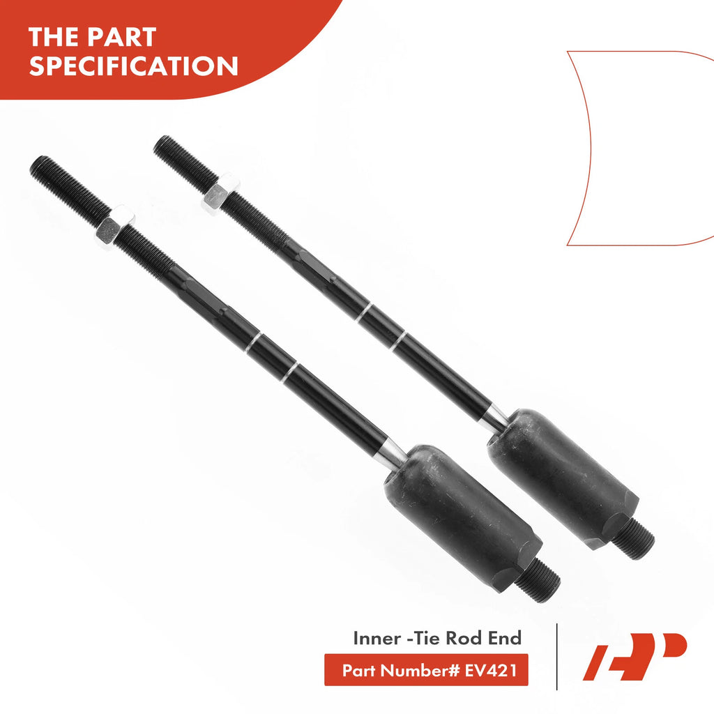 Set of 4 Inner & Outer Tie Rods for Ford Explorer Mercury Mountaineer (2002–2003)