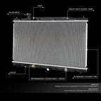 Full Aluminum Replacement Radiator for Honda CR-V (2010–2011) DPI 13161