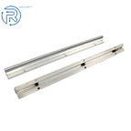 2Pcs SBR12-400mm Linear Shaft Rail with 4 SBR12UU Bearings for
