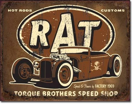 Tin Metal Sign for Hot Rod Classic Car Muscle (1783)