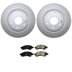 Front Brake Kit 325mm Rotors & Bosch Ceramic Pads for Enclave Traverse Outlook (2008–2017)