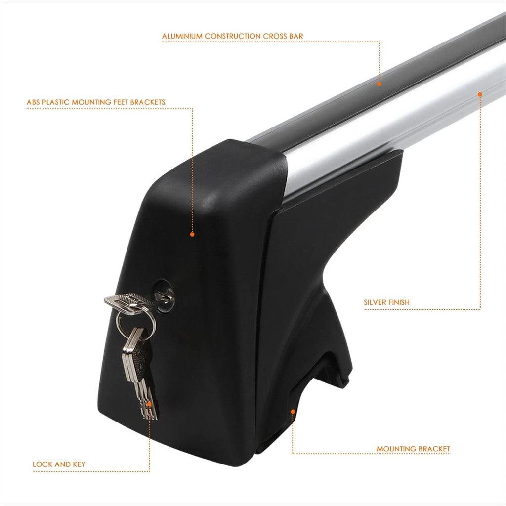Aluminum Roof Rack Cross Bars for BMW X1 (2009–2015) w/Lock