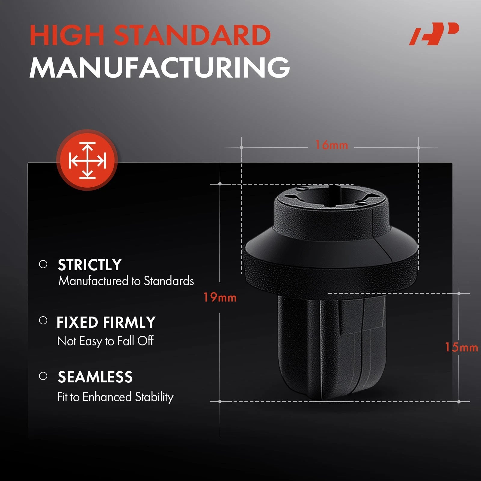 30Pcs License Plate Bracket Screw Grommet Clip for Mercedes-Benz