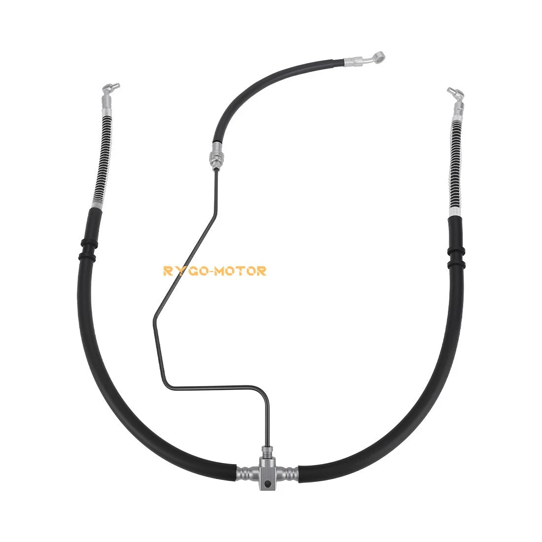 Front Brake Hose Line w/Pipe Kit for Yamaha Raptor 700 700R (2006–2024)