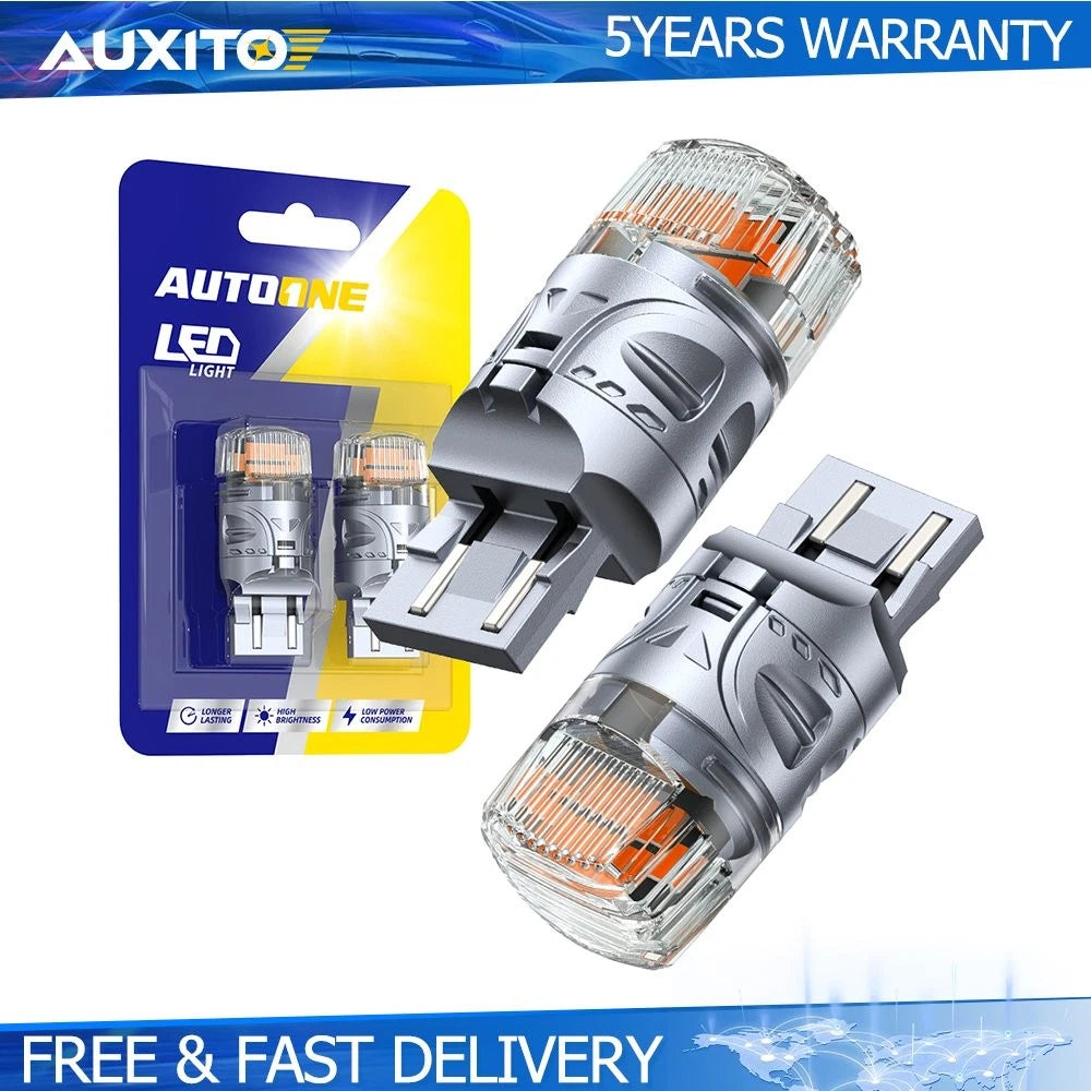 Set of 2 Amber LED Front Turn Signal Light Bulbs for Make Model (YYYY–YYYY)