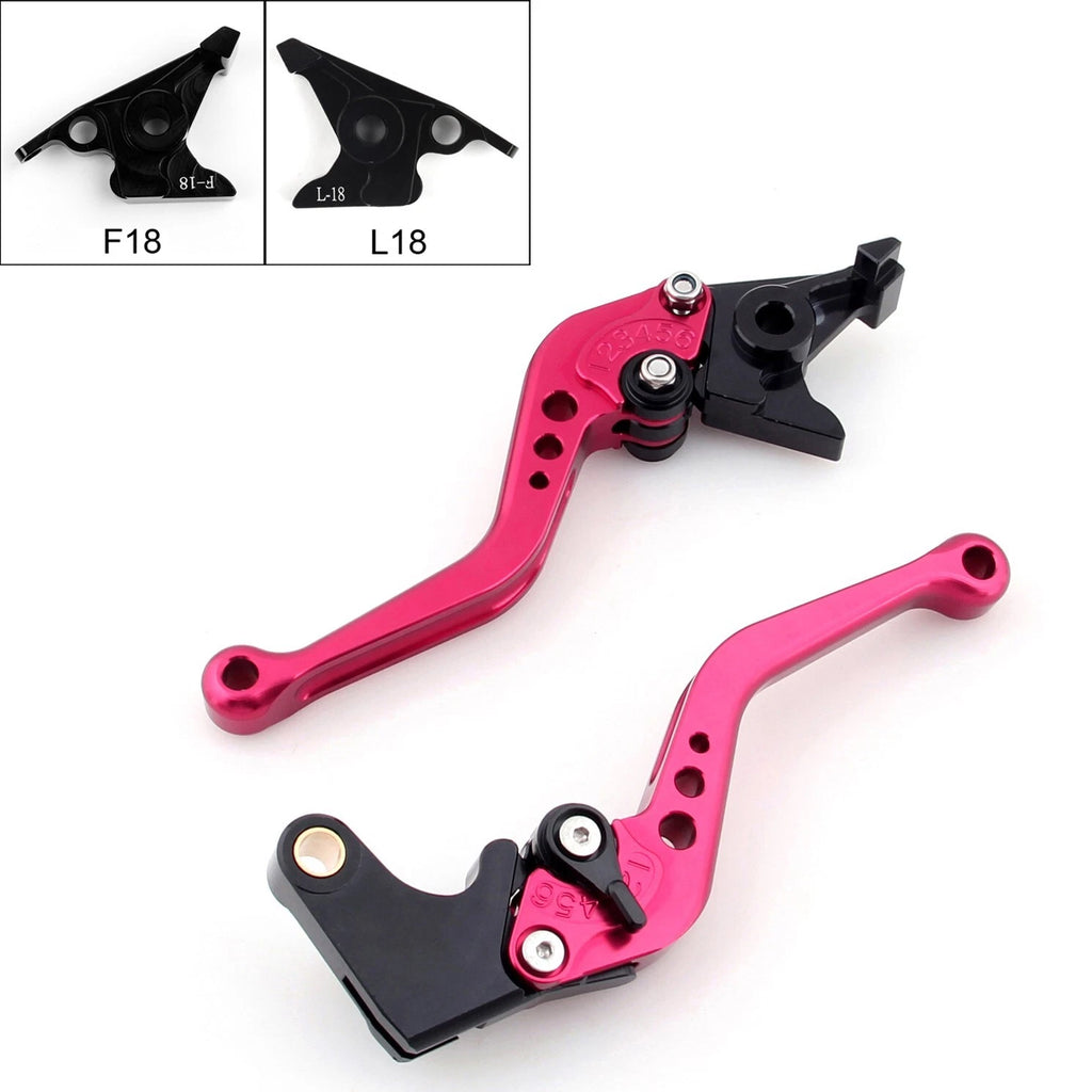 Short Brake Clutch Levers for BMW C650GT (2012–2015), KYMCO Xciting 250 300 400, Red