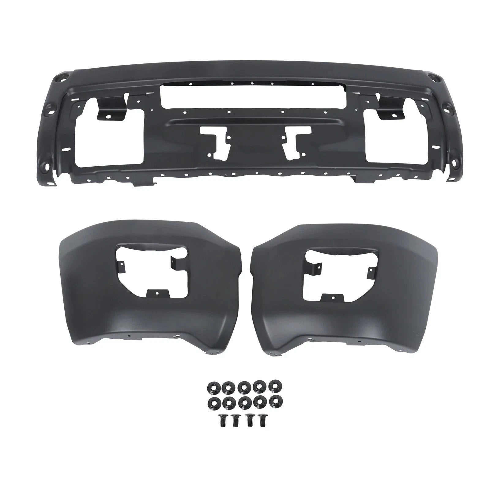 Black Steel Front Bumper for GMC Sierra 2500 3500 HD (2015–2019)