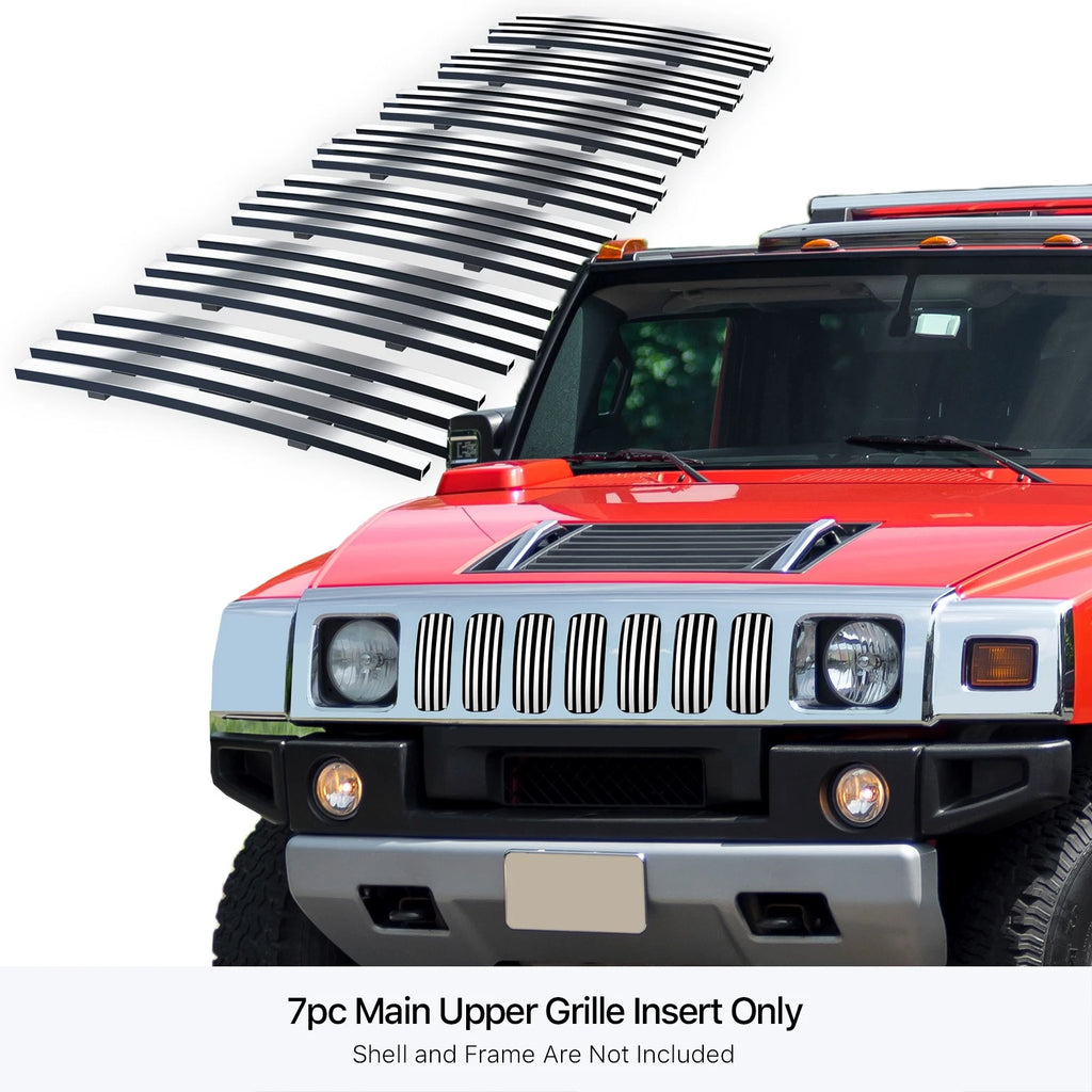 Stainless Chrome Billet Grille for Hummer H3/H3T (2006-2010)