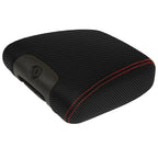 Console Armrest Cover for Jeep Wrangler (2011–2017) Carbon Fiber Red Stitch