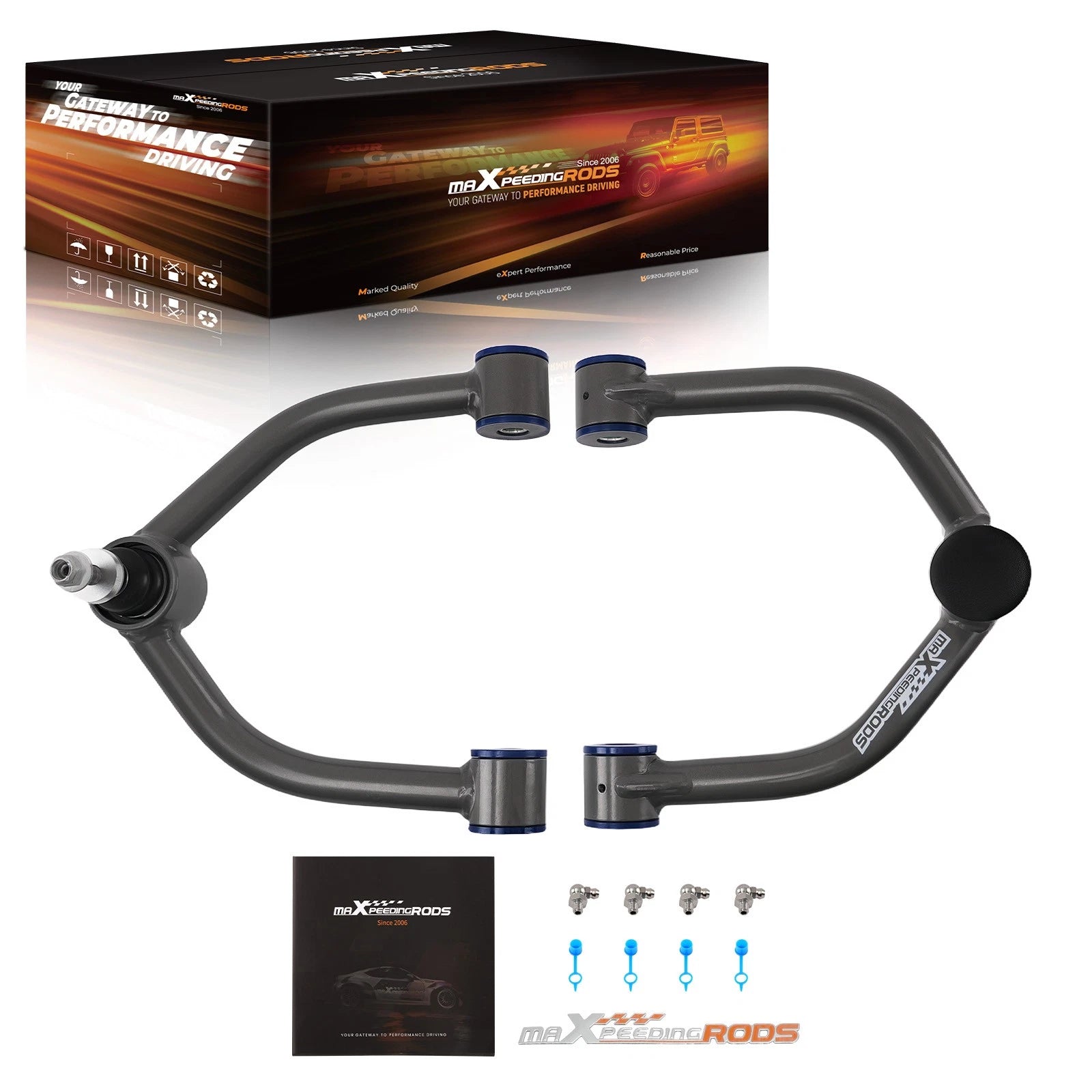 2X Front Upper Control Arms for Nissan Titan (2004–2015) Armada (2005–2019)