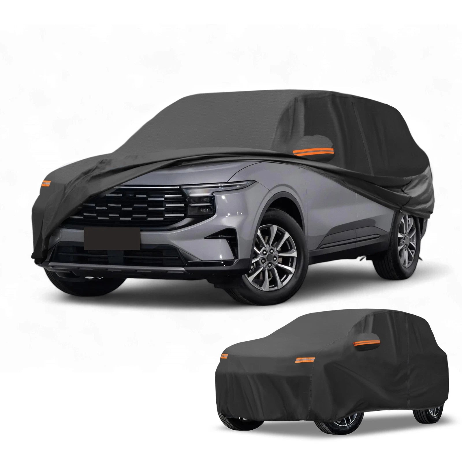Car Cover Waterproof All Weather for Ford Edge (2015–2023) 190T-PU Zipper