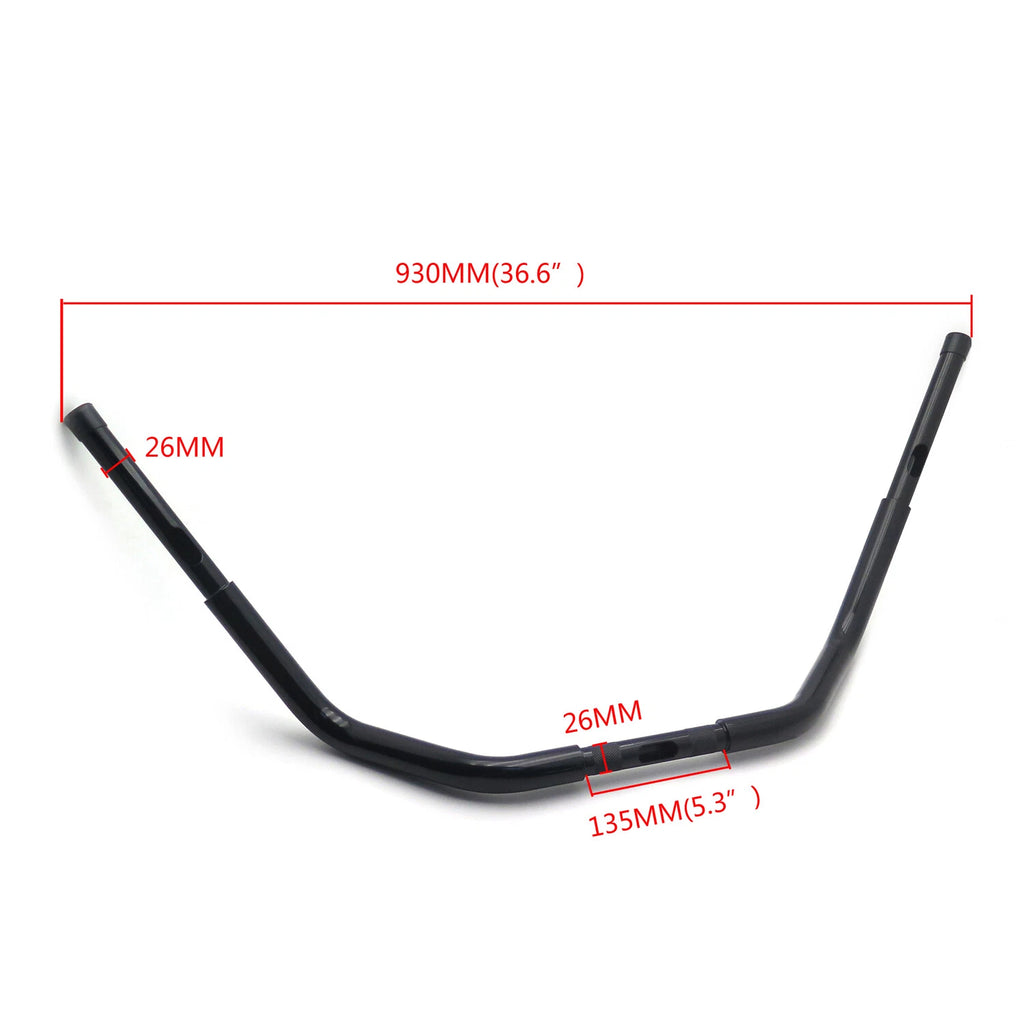 1.25" Fat Beach Handlebar for Harley Fat Boy (2010–2015)