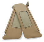 Sunvisors Cover Skin for Ford F150 (2004–2008) Beige Tan PVC Leather