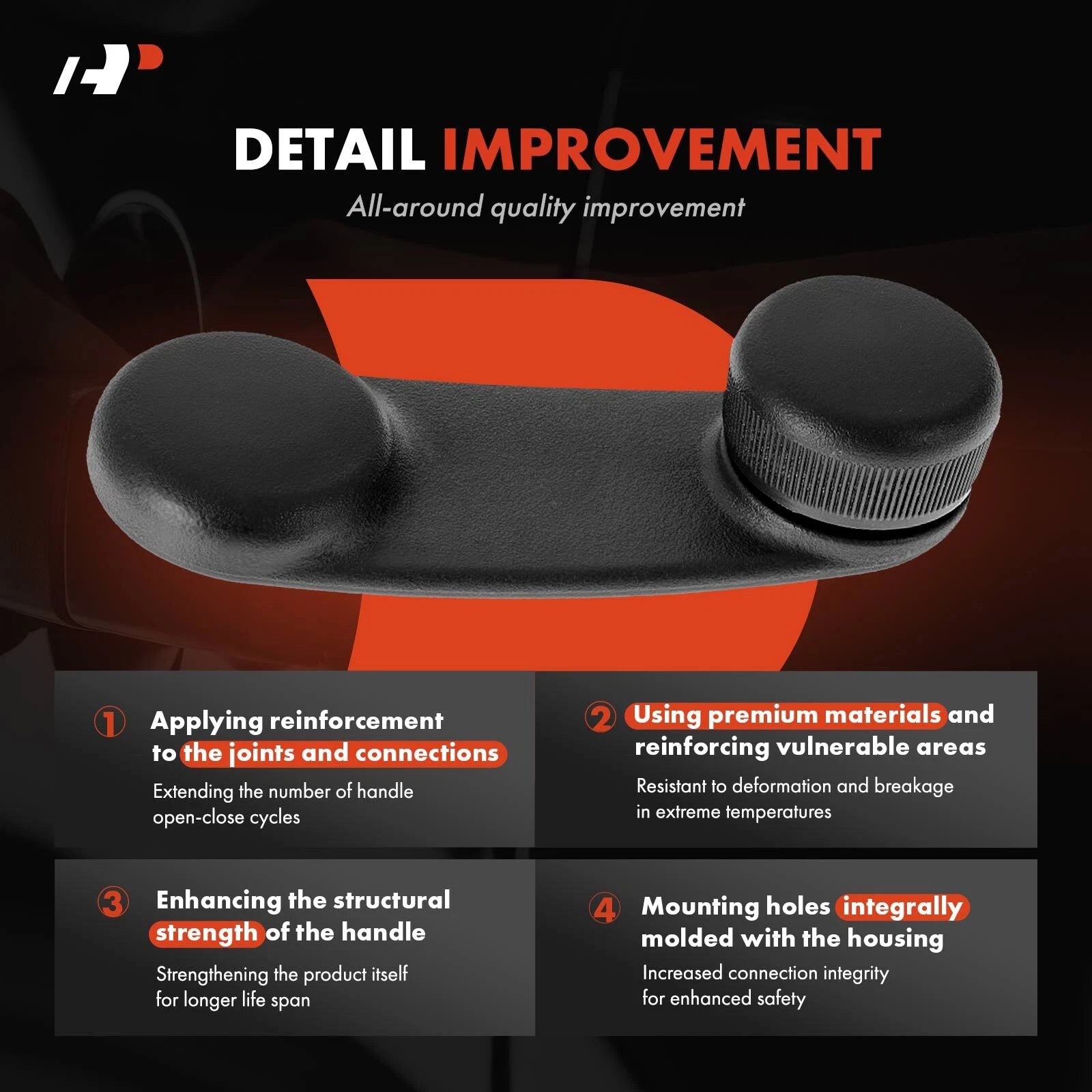 Interior Door Handle for Jeep Wrangler (1997-2010)