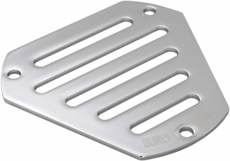 Hex Faceplate Slotted Chrome for Harley Air Cleaners (2000–2023)