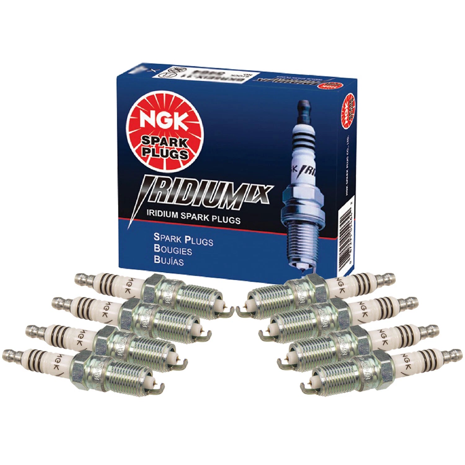 Set of 8 NGK Iridium Spark Plugs 7164 for Buick Cadillac Chevrolet Ford