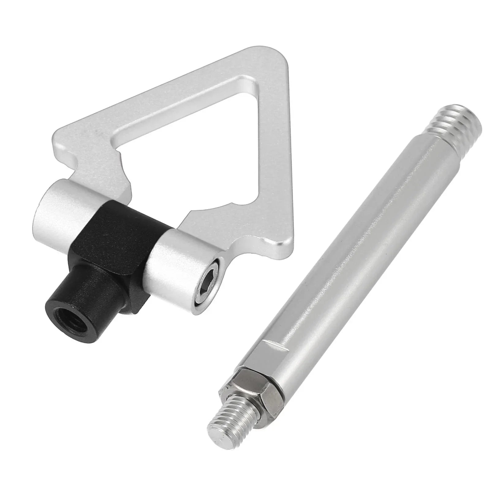 Silver Tone Triangle Shape Front Rear Bumper Tow Hook Screw for Lexus IS250