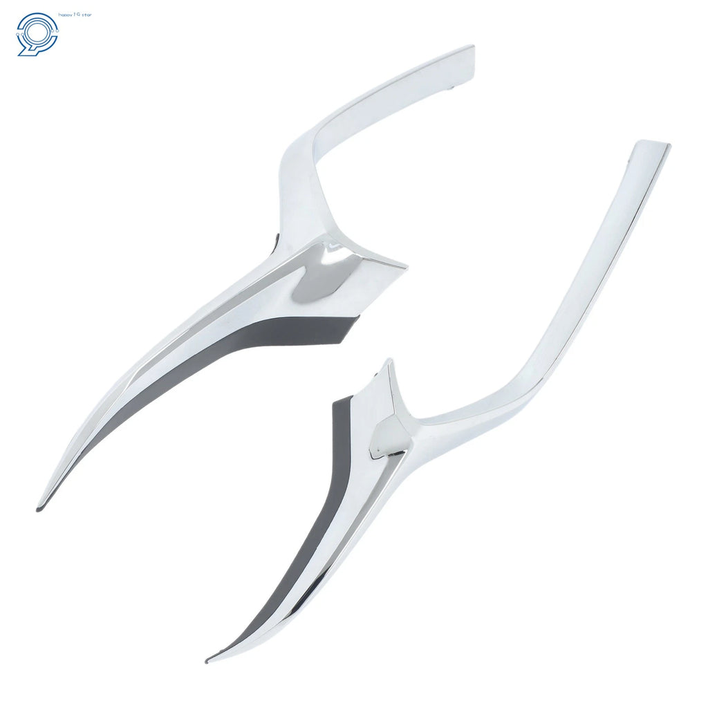 Set of 2 Chrome Front Bumper Grille Trims for Mazda 3 (2019-2023)