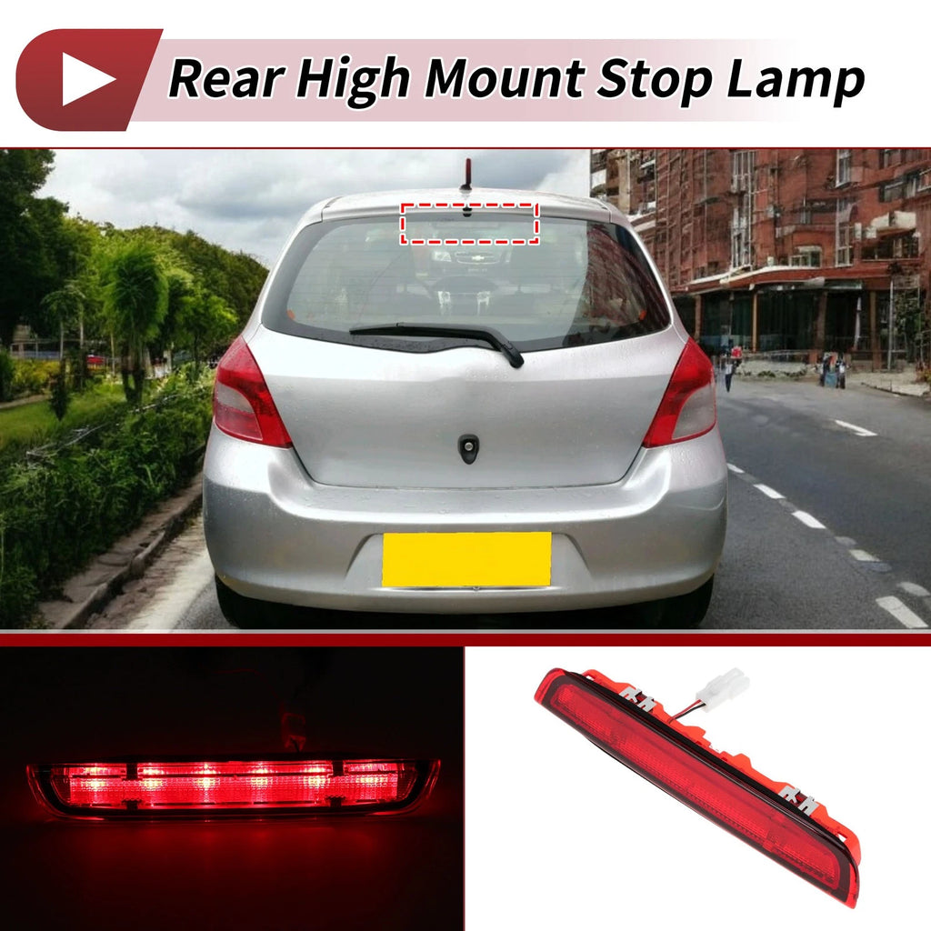 Red LED Third Brake Light for Toyota Yaris Mk3 (2012–2020) No. 815700D150